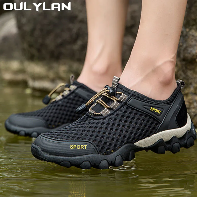 Oulylan Spring Summer Men Outdoor Upstream Water Trekking