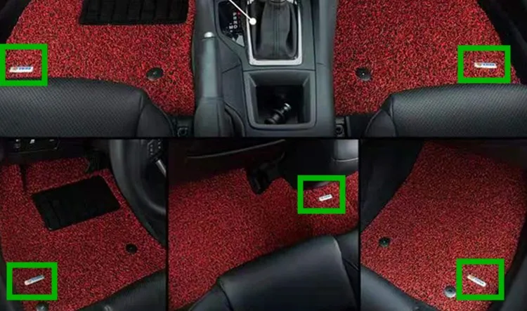 자동차 바닥 매트 금속 엠블럼 스티커, 458 488 F8 F430 599 FF 로마 SJ SF90 액세서리 Best5 자동차 바닥 매트 금속 엠블럼 스티커, 458 488 F8 F430 599 FF 로마 SJ SF90 액세서리 Best5