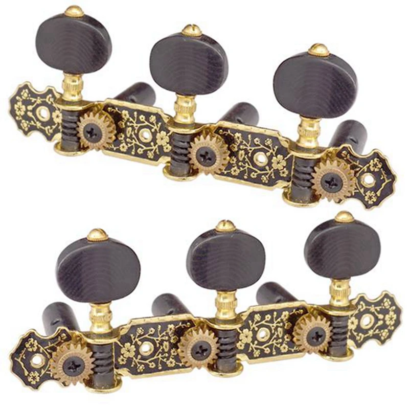 

Новинка, 2 головки для гитарного станка, шпильки для тюнинга, золотистые тюнеры 3 л, запчасти для ключей, аксессуары