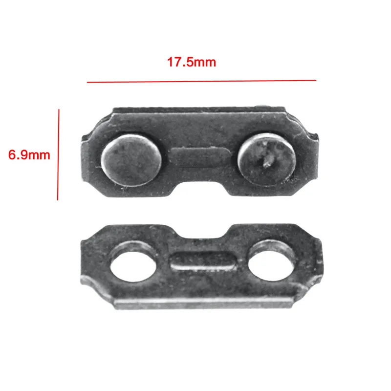 6Pcs Stainless Steel Chainsaw Chain Joiner Link Chain Joint For Joinning Saw 3/8 .063 Chains For Woodworking Chainsaw Parts