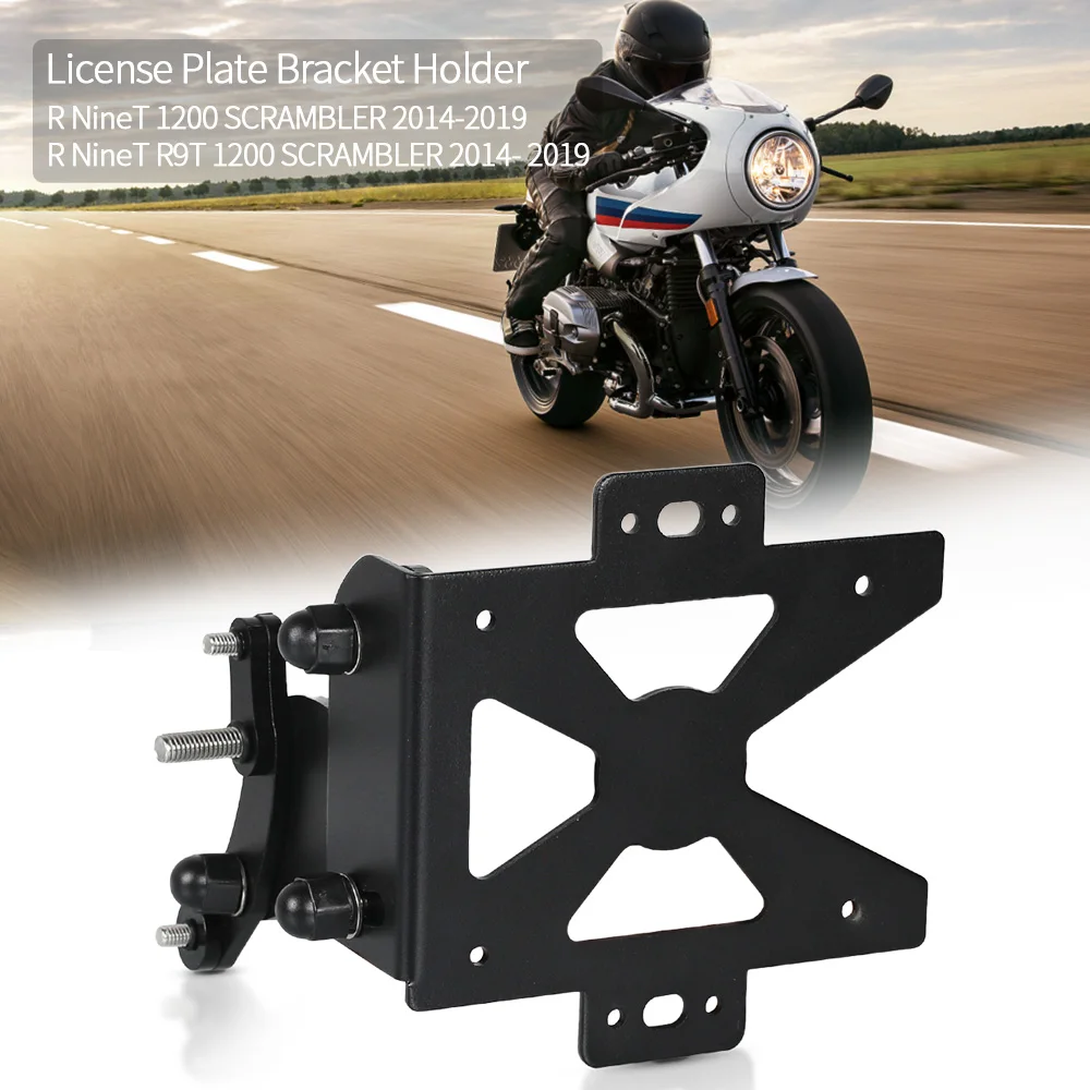 

Motor License Plate Bracket Holder Fender Eliminator Side For BMW R NineT / R9T 1200 SCRAMBLER 2014 2015 2016 2017 2018 2019