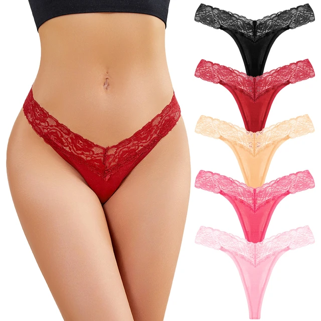 Lace Panties Women Sexy Lingerie V-Shape Ultra Thin G-String Seamless Low  Rise Thong Breathable Bikini Underwear женские трусики - AliExpress