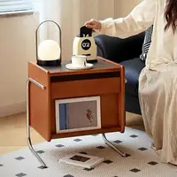 Table De chevet à compartiment caché, minimaliste, moderne, peu encombrante, luxe, Premium, meubles De maison 1