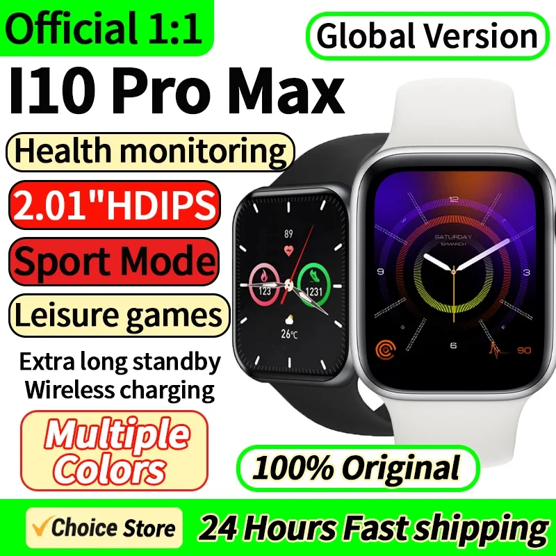 I10 Pro Max Smart Watch New Smart Watch for Men Series 9 Phone Call Custom Watch Face Sport Waterproof Women Man Wearable ﻿