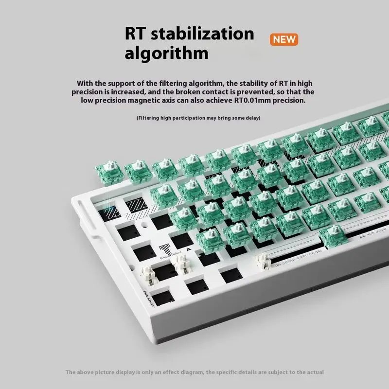 맞춤형 PCB 키트 마그네틱 스위치, Titan Nation Titan60, GH60 0.01mm, RT DKS SOCD MT TGL, 8K, 0.125ms 대기 시간, 동적 RGB 조명 선물