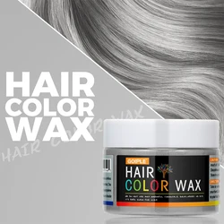 Valentine's Day Temporary Hair and Beard Color Wax - 120g (Gray)