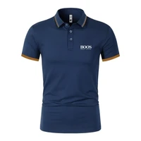 Polo à manches courtes de haute qualité pour hommes, T-shirt décontracté, confortable, cool et respirant, à la mode d'été, nouvelle collection 2