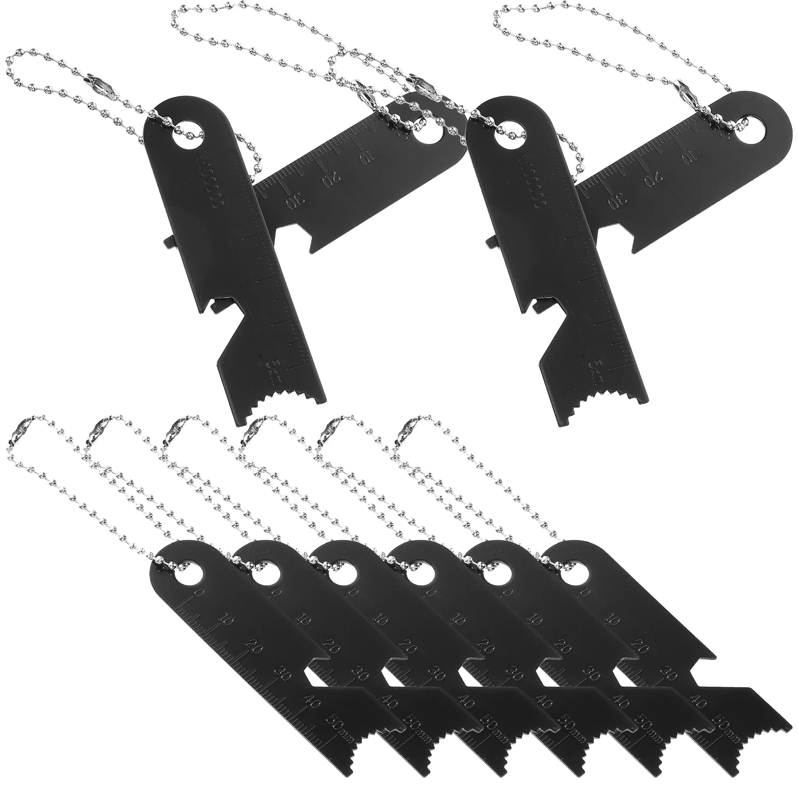 

Camping Hiking Flint Scraper Fire Lighters Flint Stones Drawknives Multi-use Outdoor Rulers Outdoor Survival Tools