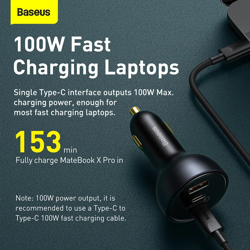 Car Charger 160W Quick Charge 5.0 QC 4.0 PD 3.0 USB Type C 65W For iPhone Xiaomi Macbook Pro Laptop