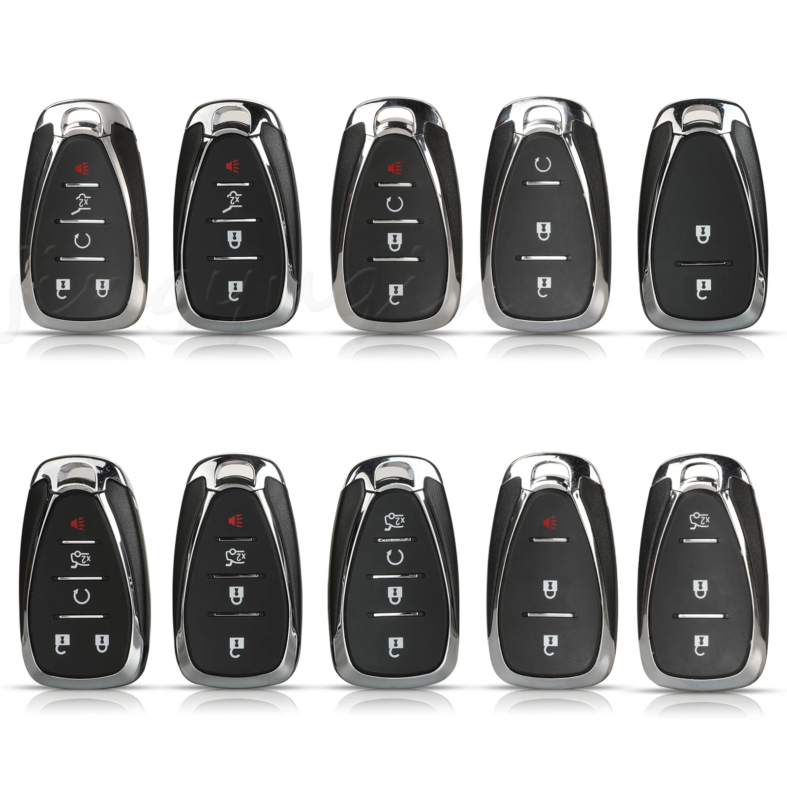 

Пульт дистанционного управления Jingyuqin, 4 кнопки, для Chevrolet Camaro Cruze Malibu Spark Bolt Equinox Sonic Trax Volt