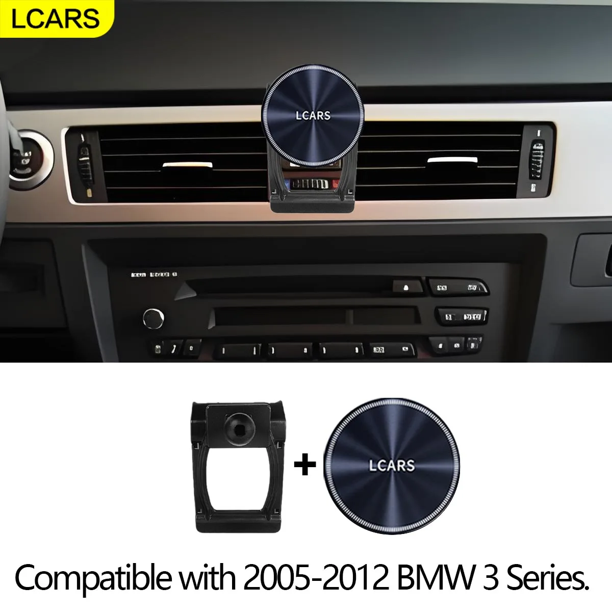 Bmw 3 시리즈 휴대폰 홀더, 2005-2012 E90 E92 특수 모델, 회전식 자기 자동차 휴대폰 홀더, 차량 내 내비게이션 홀더에 적합