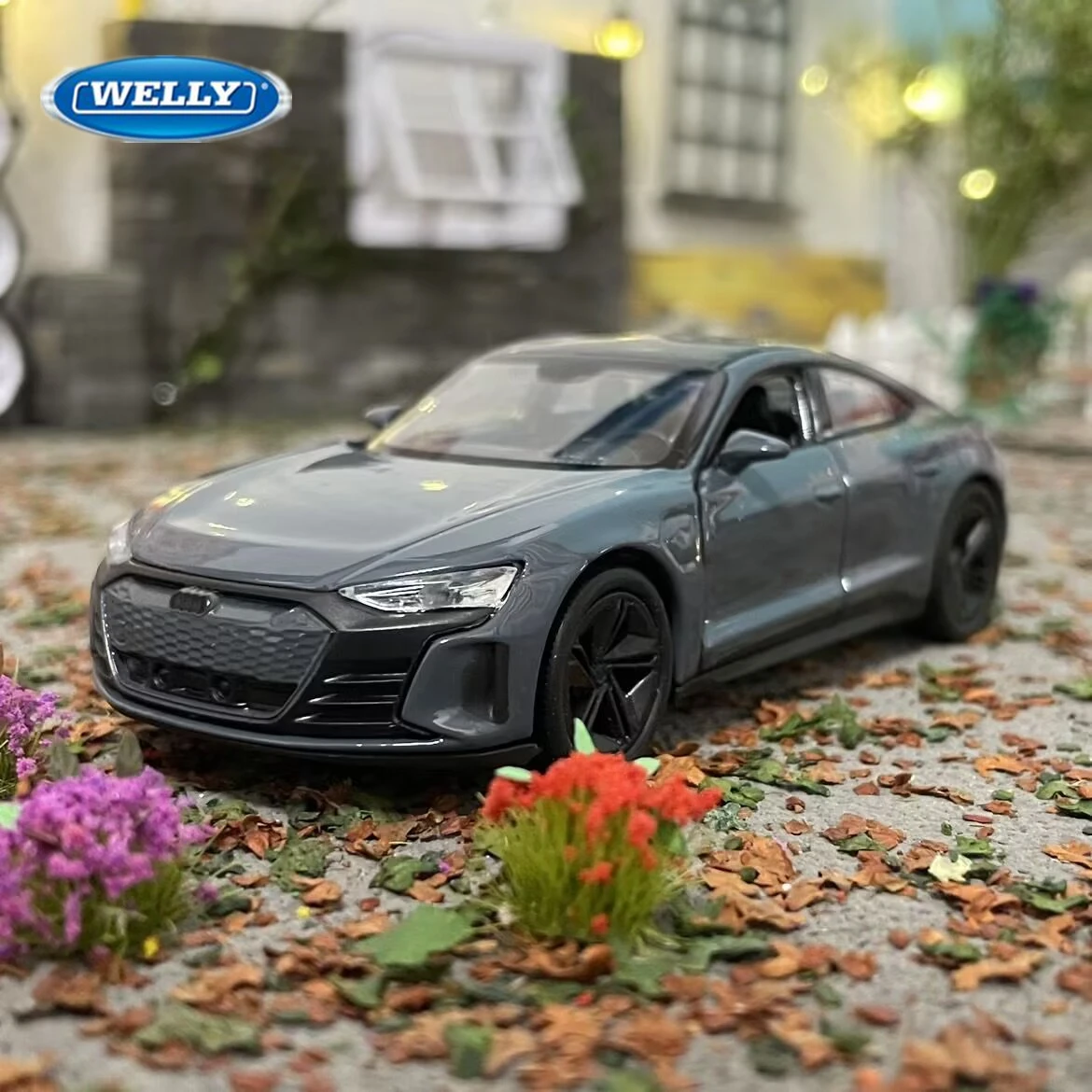 

WELLY 1:36 Audi RS E-Tron GT Alloy Sports Car Model Simulation Diecast Metal Toy Vehicles Car Model Collection Childrens Gifts
