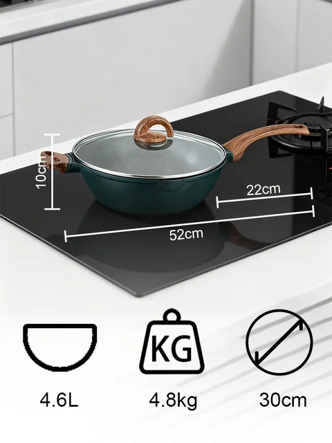 Sonifer SF-1107 Marble Wok Pan 32cm – 5.5L 3
