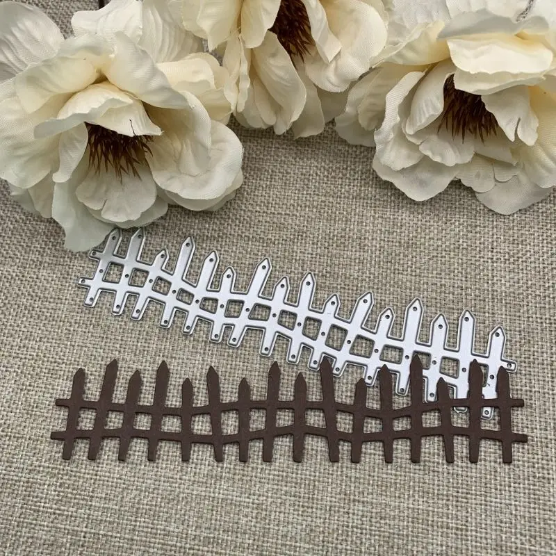 

Fence edge decoration Metal Cutting Dies Stencils For DIY Scrapbooking Decorative Handcraft Die Cutting Template Mold