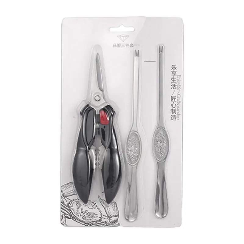 

Crab Crackers And Tools Crab Picking Tools Stainless Steel Crab Utensils Set Ergonomic Crab Claws Utensils Set Nut Cracker