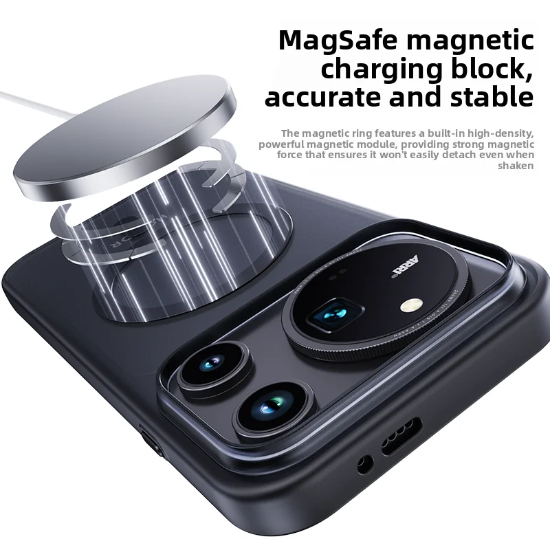 Transparent Magnetic Protective Back Cover Case for HuaweiHonor Magic 9 Pro Max