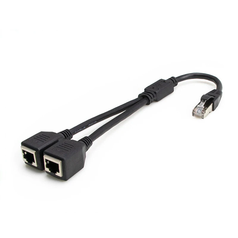 RJ45 Splitter Socket LAN Ethernet Connector 2 3 4 Port Network Extender  Adapter Cable Gigabit Interface Male to Female - AliExpress