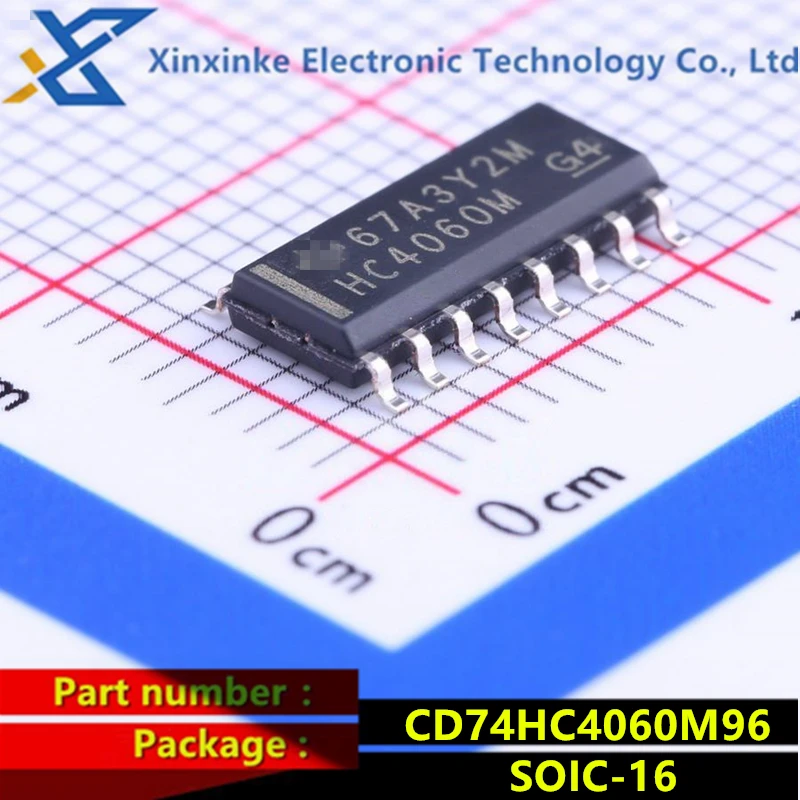 

CD74HC4060M96 SOIC-16 CD74HC4060M Silk-screen:HC4060M Counter ICs Hi-Sp CMOS 14-Stage Binary w/Oscillator Brand new Original