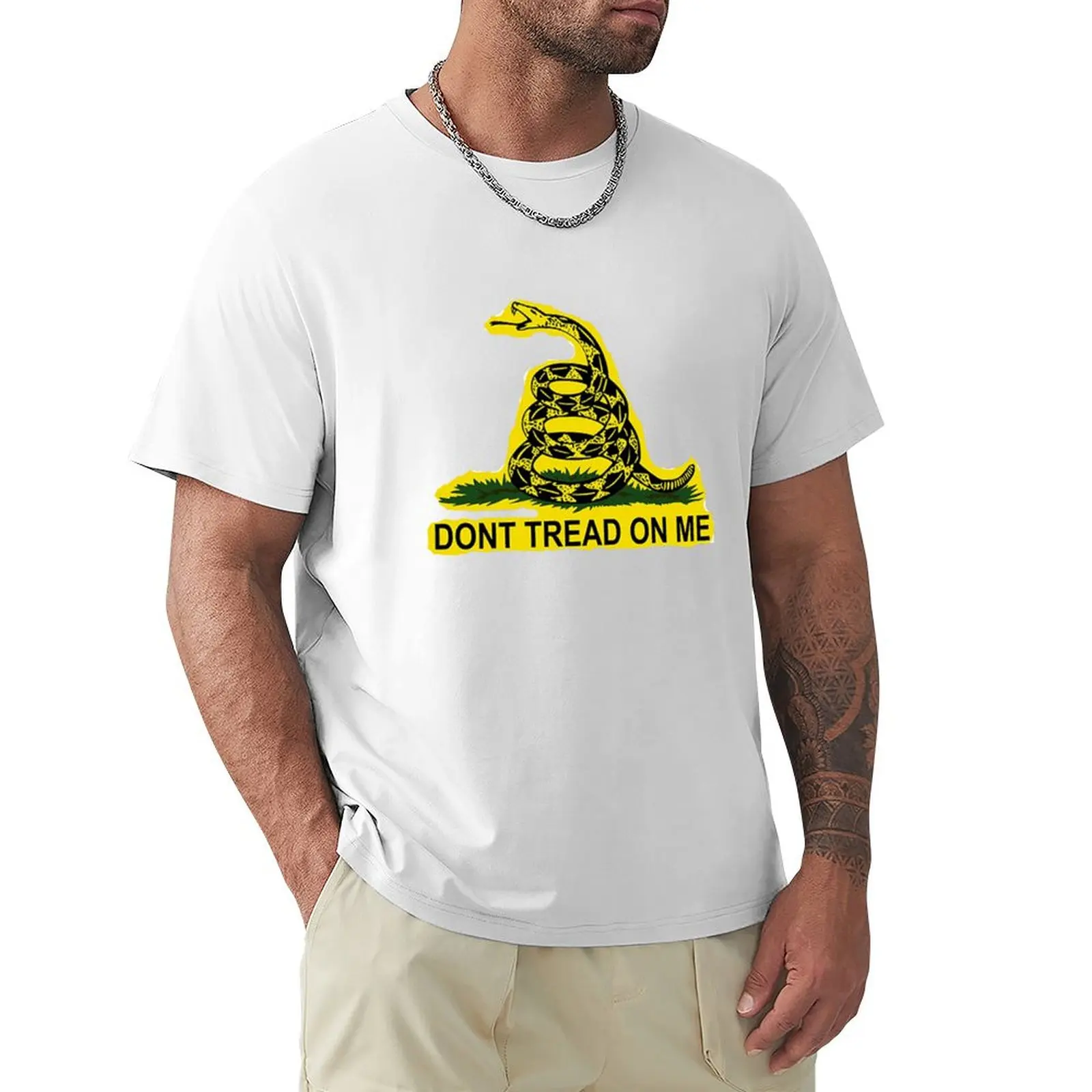 

Don't Tread On Me Gadsden Flag American Flag T-shirt sweat customs design your own mens t shirts