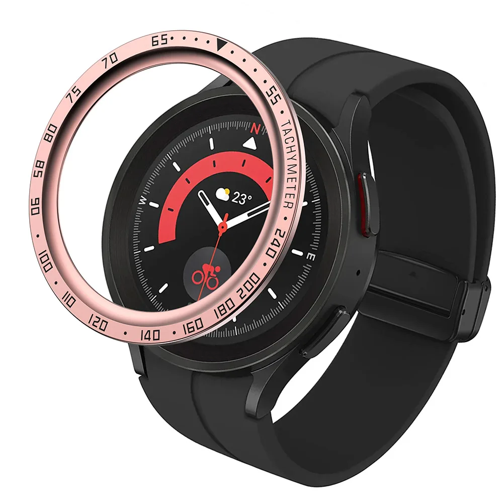 Stainless Steel Bezel Ring - Premium Anti-Scratch Case Cover