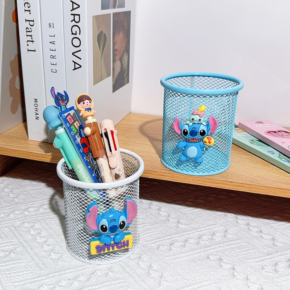 1pcs Cute Cartoon Metal Pencil Holder for Office and Home, Cosmetic Storage, Holiday Gift for Students Perfect Desktop Storage 5