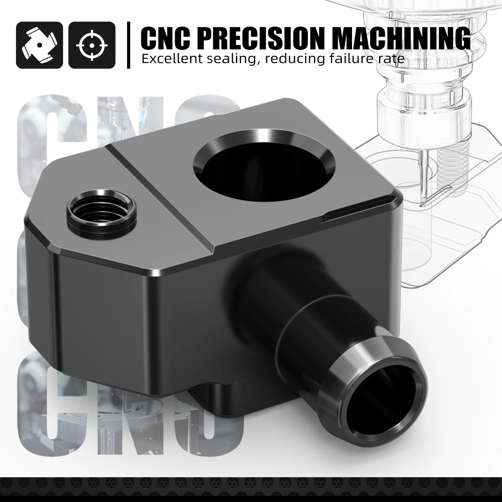 Für Husqvarna TE 300 TE 250 2024-2026 TX 300 TC 125 TC 250 2023-2026 TBI Kurbelgehäuse-Drucksensorhalterung für GasGas EC 300 250 – Detail 7