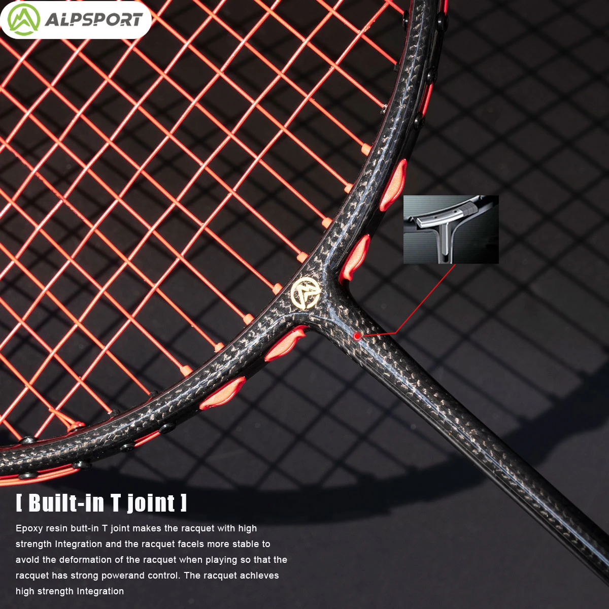 ALP BZTK 3U Attack Badminton Racket Tungsten weaving process G5