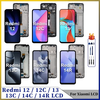 AAA+ IPS For Xiaomi Redmi 12C 22120RN86G 12 LCD 14R 14C Display Touch Screen Digitizer Replace For Redmi 13C LCD 13 Display