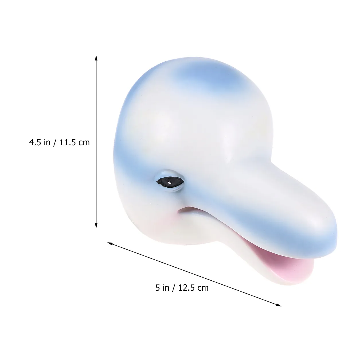 1Pcs 돌고래 손 인형 어린이를위한 플라스틱 현실적인 역할 놀이 어린이 손가락 물기 게임 파티 액세서리 상상력 놀이 선물