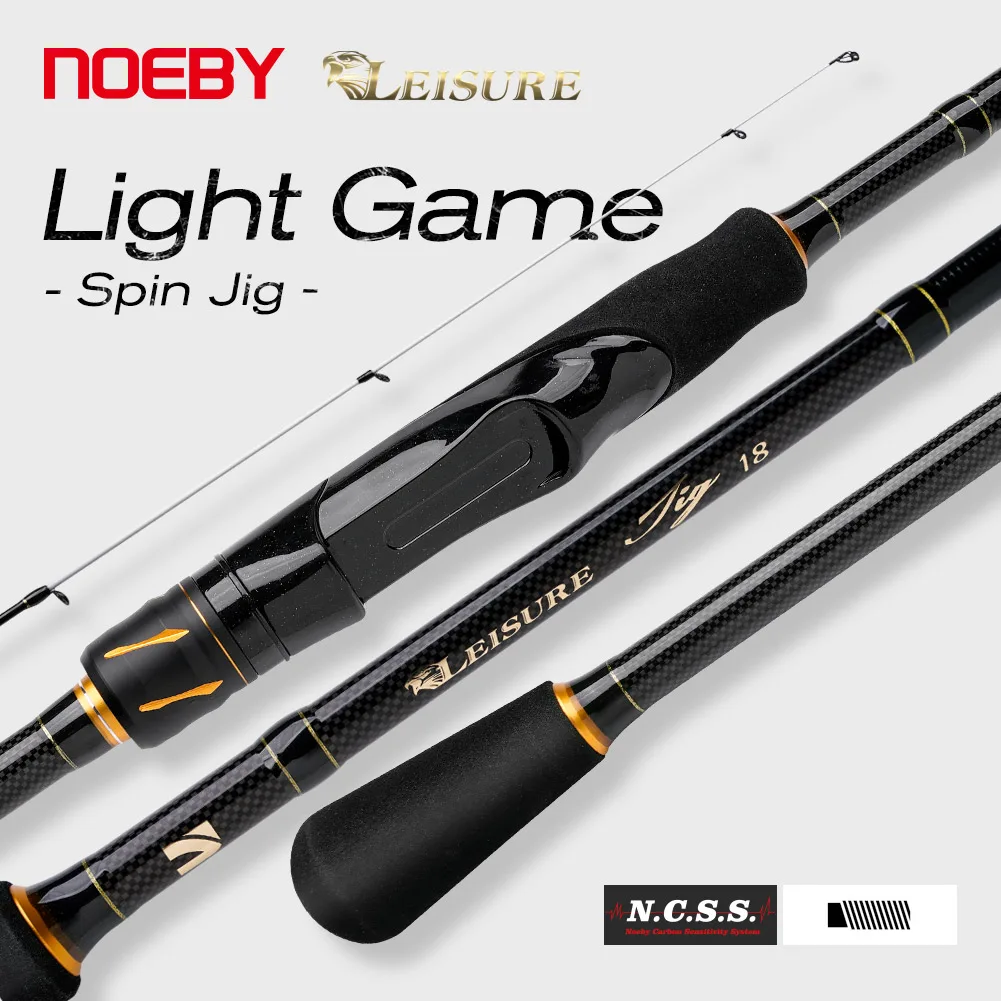 

Noeby-Leisure Light Game Fishing Rod, 1.98m, 2.13m, 2.29m, Lure 2-8g 3-12g 4-18g, Carbon Rod for Zander Perch, Trout Fishing