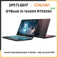 World Premier CHUWI GTBook i5-12450H RTX 3050 Gaming Laptop 15.6inch FHD Screen 16GB RAM 512GB SSD Metal Body Dedicated Notebook 1