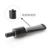 10pcs Smoking Pipe Mouthpieces Black Acrylic Mouthpiece Stem For 9mm Filter Smoke Pipe Holder Curved Straight Tobacco Mouthpiece 4