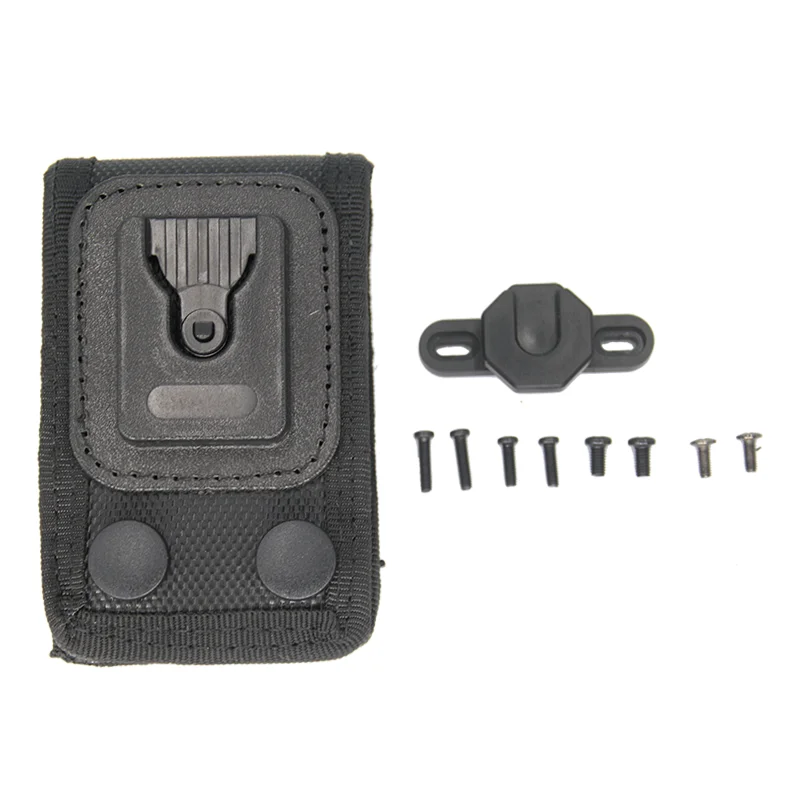 Universal Belt Clip Hook Kit for Two-Way Radios - Replacement Buckle Hanger and Tactical Waist Bag Clip