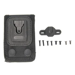 Universal Belt Clip Hook Kit for Two - Way Radios - Replacement Buckle Hanger and Tactical Waist Bag Clip (Combo set)