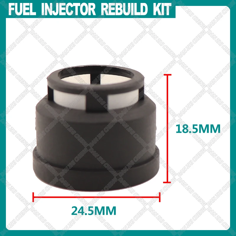 

100pcs Free Shipping Fuel injector filter 18.5*24mm OD:14.4mm injector Repair kit For Nissan Maxima A32 16600-35u01 STI WRX
