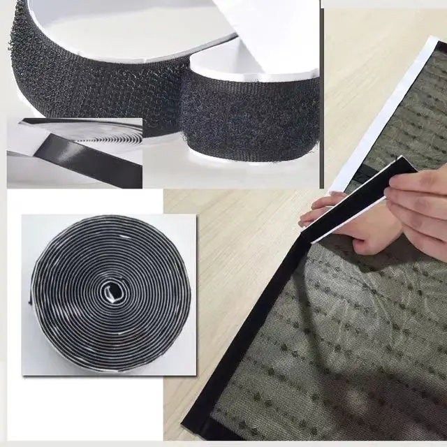 Versatile Self-Adhesive Hook and Loop Fastener Tape