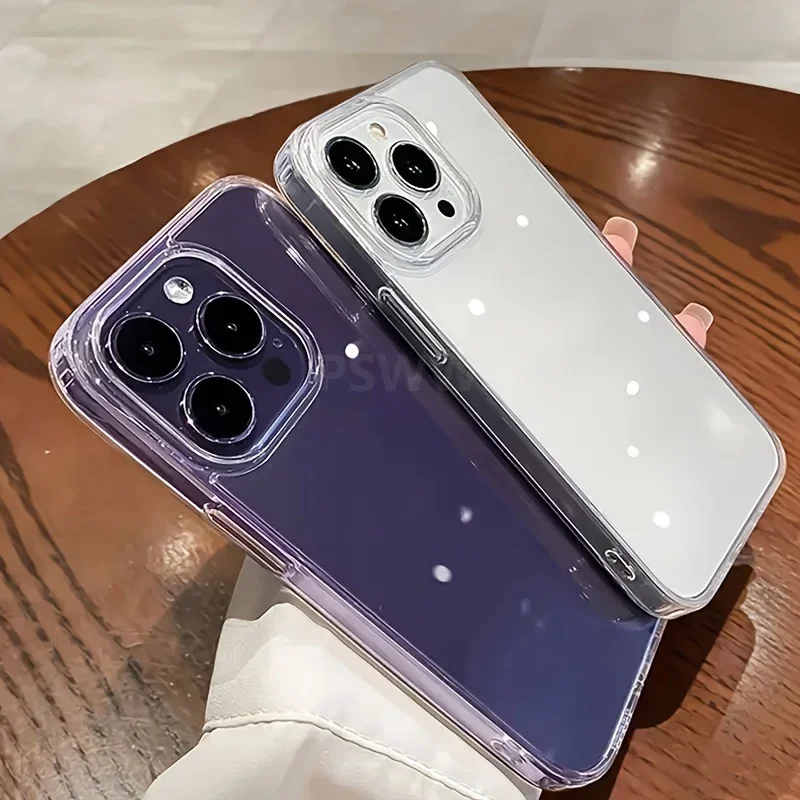 Luxury Transparent Phone Case For iPhone 17 Air 16 15 thumbnail 4