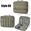 Outdoor Molle Bag Tactical Medical First Aid Bag Molle Utility EDC Waist Pack Phone Holder Pouch Camping Hunting Tools Pack 6