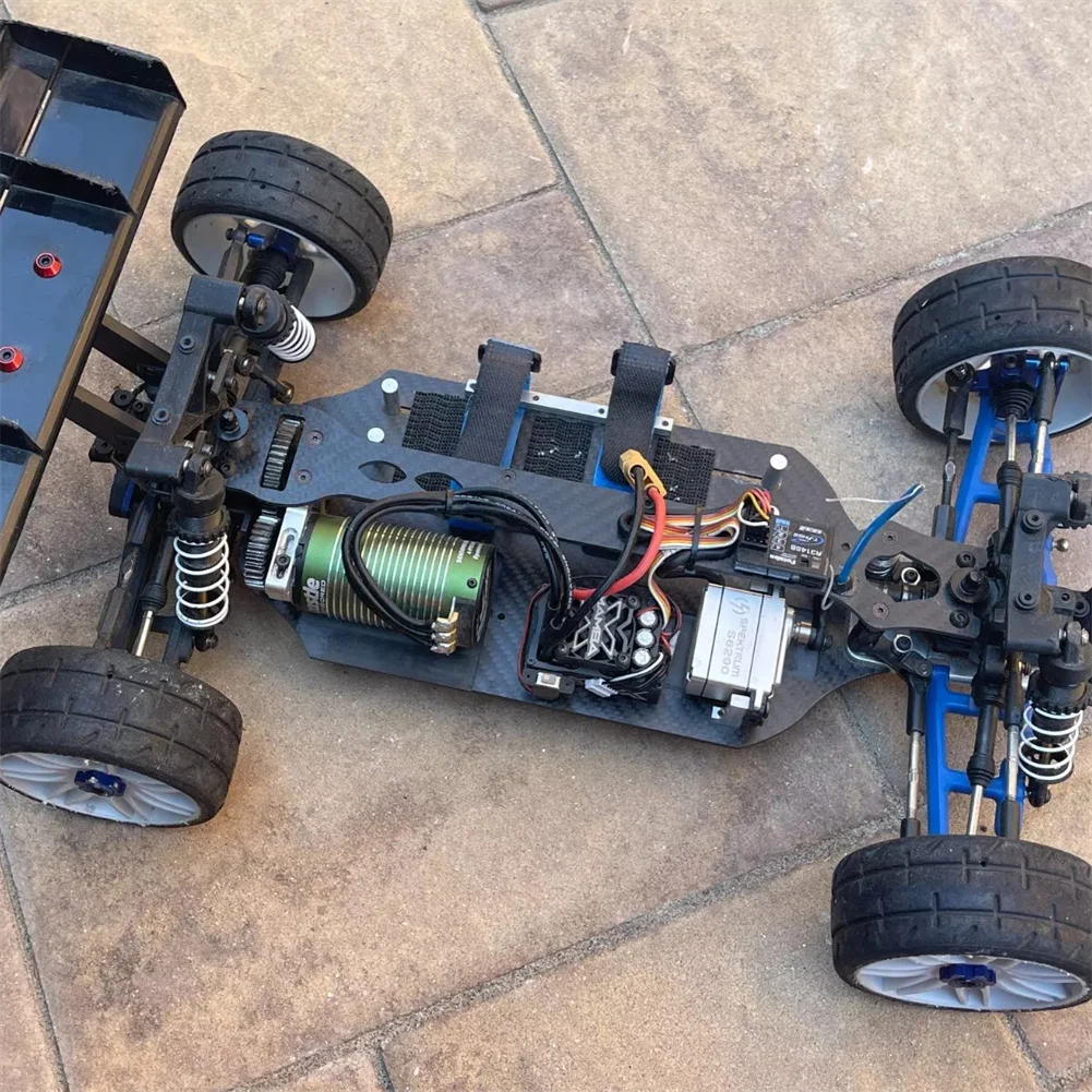 Kit châssis fibre carbone RC pour Traxxas Slash VXL 4x4 TRA6808