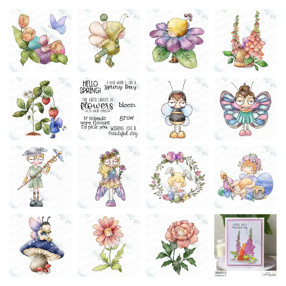 

Girl Amongtulips Mini Oddball Bee Kid 2024 Arrival New Metal Cutting Dies And Stamps Scrapbooking DIY Decoration Craft Embossing