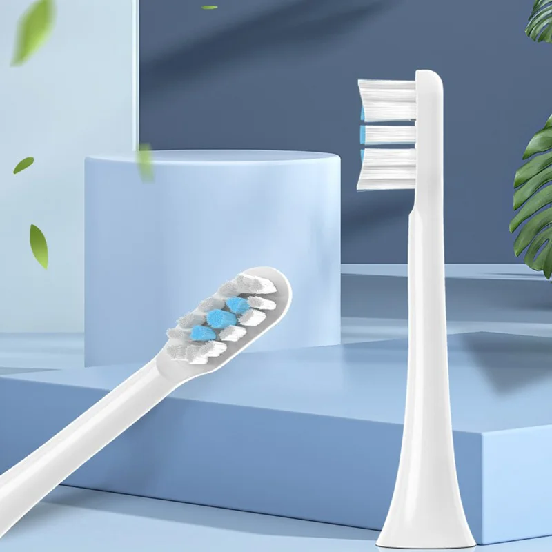 10pcs For Xiaomi Mijia T301 Replacement Brush Heads Sonic Electric Toothbrush Heads Protect Soft DuPont Suitable Nozzles 2
