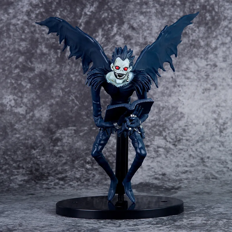 

Death Note Anime Figure Bleach Lucke Take a Book Black Decoration Figurine Funny Animation Model Toys For Boys Girl Cute Gift