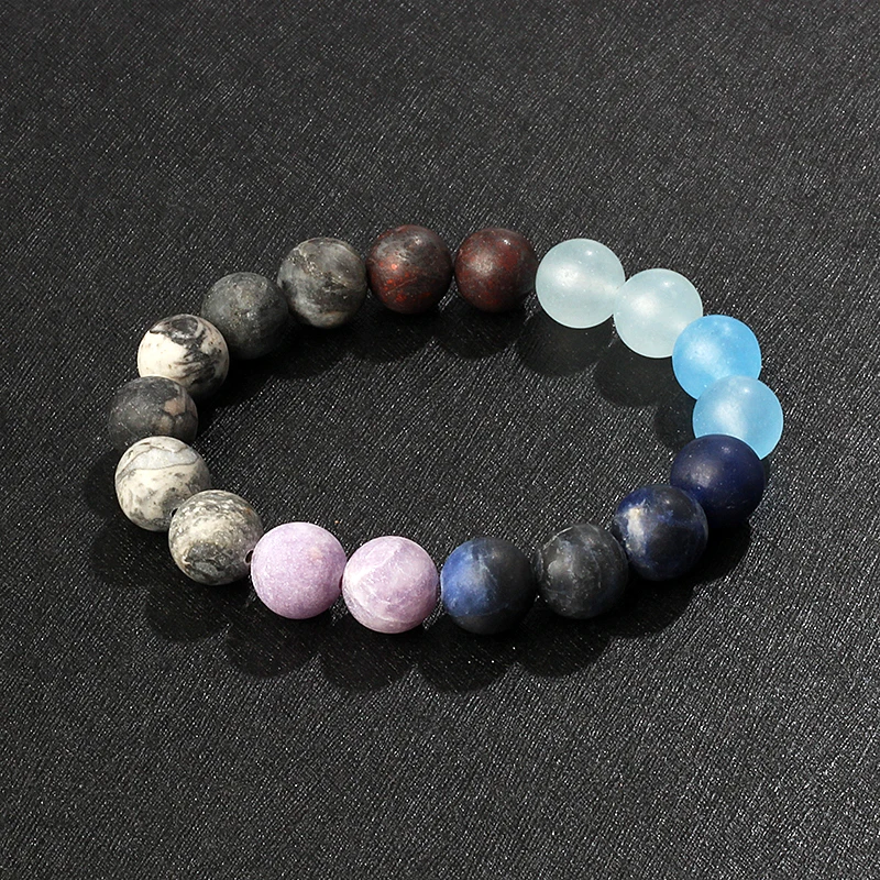 2022 Universe Solar System Bracelet Women New Natural Stone Eight Planets Bracelet Men Best Friends Gift Universe Couple Jewelry 