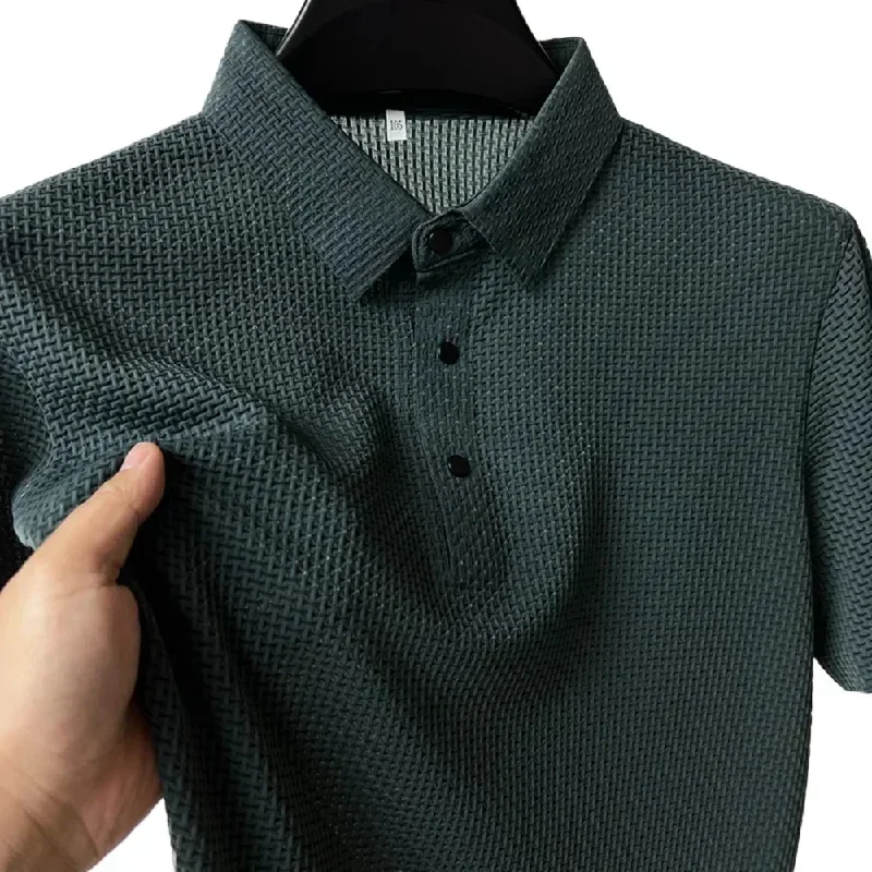 Men's Short Sleeve T-shirt POLO Shirt Business Casual Sweat-absorbing Top Summer M-4XL mens golf shirt