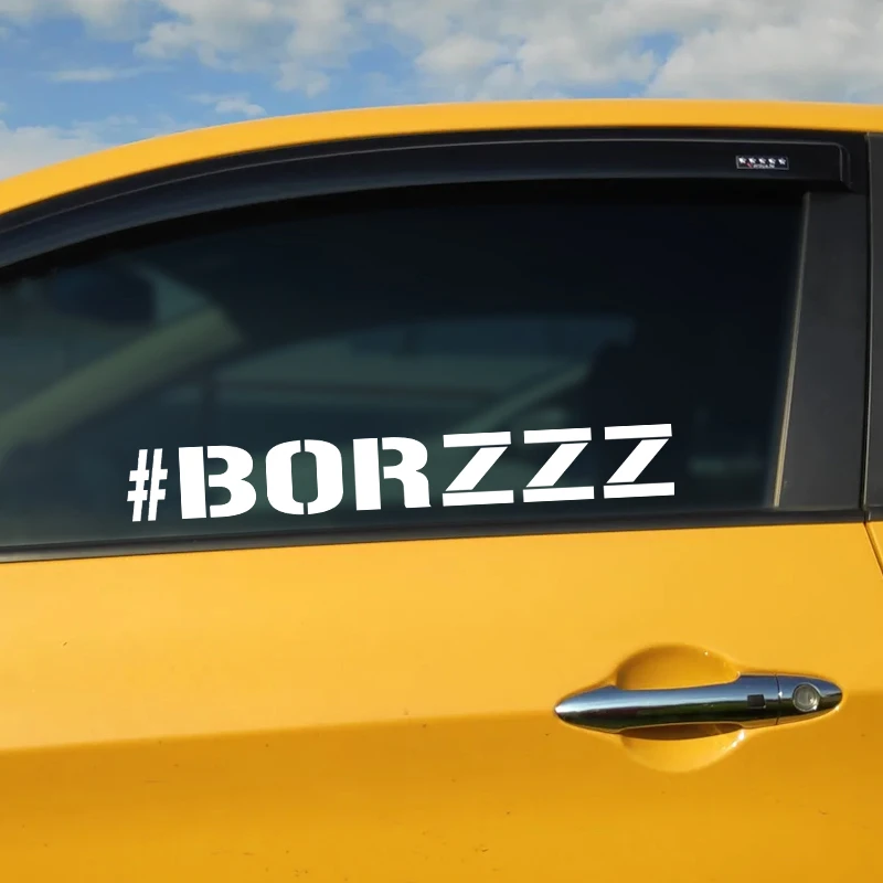 30cm Sticker #borzzz Waterproof Car Accessories Decor Pegatinas Para Coche #v1243 - Car Stickers -