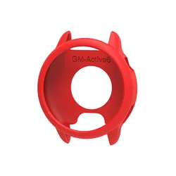 Garmin Active 6 Soft Silicone Protective Frame Case (RED)