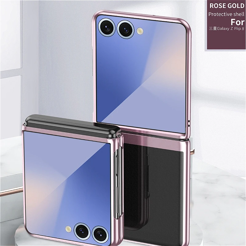 Luxury Electroplated Transparent Phone Case - 2-Piece Set, Clear Plating Cover