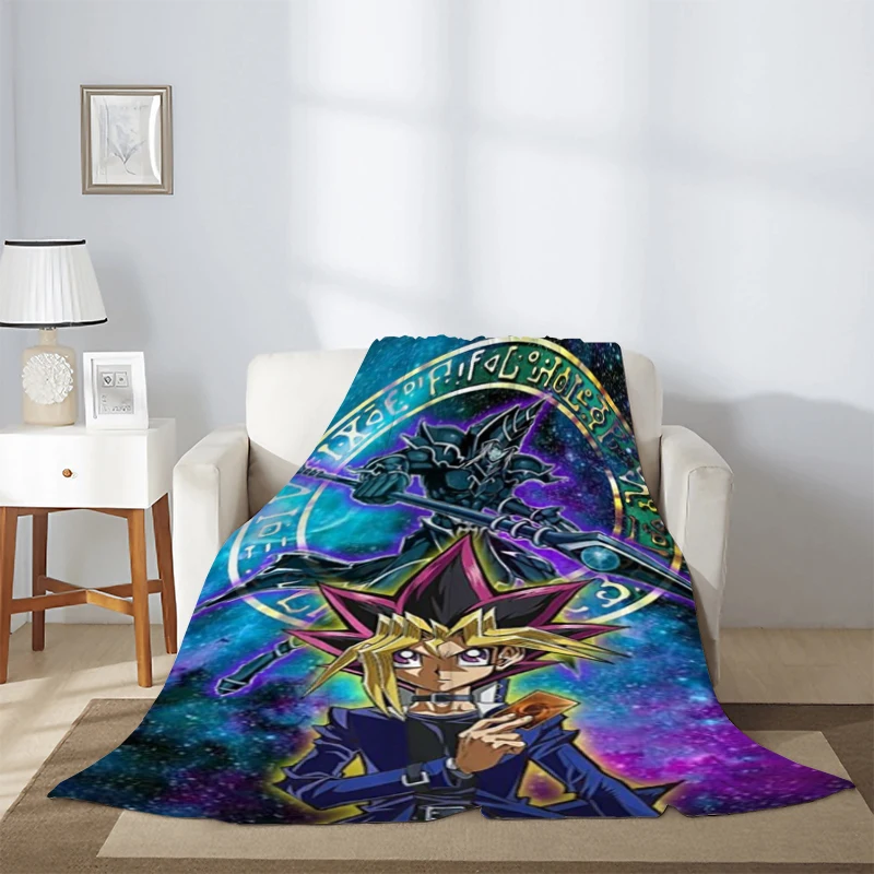 

Custom Blanket Yugioh Sofa Blankets & Throws Summer Comforter Furry Fluffy Soft Blankets for Bed Throw Double Decorative Fleece