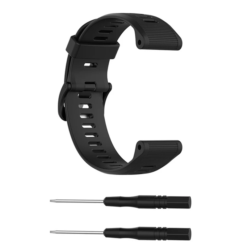 Premium Sports Silicone Strap Replacement with Screwdriver - Universal Fit Watch Band Bracelet