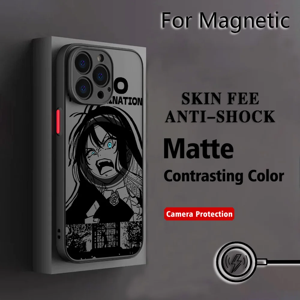 Sleek Magnetic Matte Back Cover